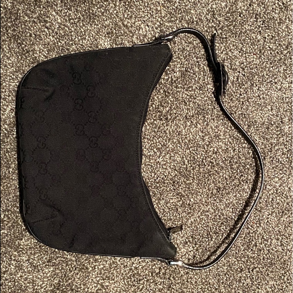 Gucci Monogram Small Hobo, Authentic